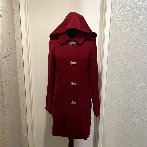London Fog Jackets & Blazers - London Fog Red Women's Coat